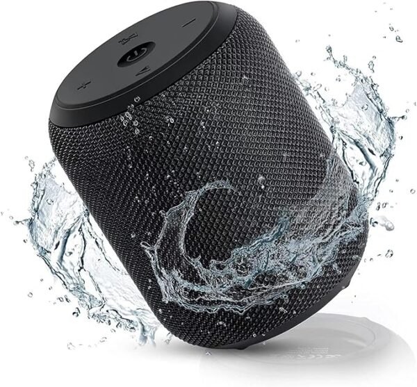 NOTABRICK Altavoces Bluetooth, altavoz inalámbrico portátil con sonido estéreo de 15 W, graves adicionales activos, altavoz de ducha impermeable IPX6, doble emparejamiento, para fiesta, cine en casa,