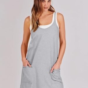 ANRABESS Minivestido de verano para mujer, para entrenamiento, tenis, deportes, atletismo, trajes integrados en pantalones cortos de moda para vacaciones