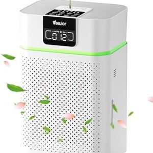 Purificadores de aire, purificador de aire doméstico para habitación grande y dormitorio de hasta 1560 pies cuadrados, filtro de aire VEWIOR H13 True HEPA para humo de incendios forestales, mascotas