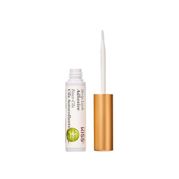 Kiss Strip Lash Adhesive, Latex-Free, Super Strong Hold, Waterproof, Clear (1 PACK) - Image 4