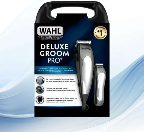 Wahl Canada Colour Pro, Haircutting Kit with Colour Coded Guide Combs, Powerful, long-lasting motor for smooth & easy haircuts, Colour coded key makes it easy to select the correct size guide comb, World Wide Voltage - Model 3100 - Image 2