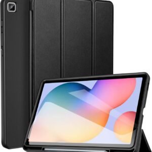 ZtotopCase for 2024/2022/2020 Samsung Galaxy Tab S6 Lite 10.4" Case with Pen Holder,Auto Wake/Sleep,Suitable for Model SM-P625/P620/P619/P615, Black