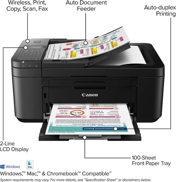 Pixma TR4720 Black Wireless All-in-One Printer