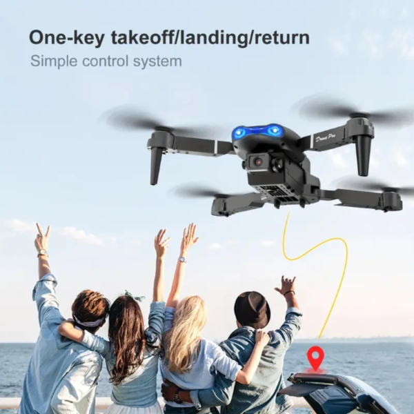 E99 Drone With Camera, Foldable RC Drone, Remote Control Drone Toys For Beginners Men's Gifts, Indoor And Outdoor Affordable UAV, Christmas Halloween Thanksgiving Gift - Image 6
