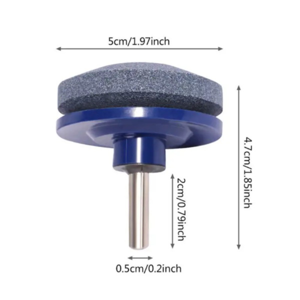 1pc Faster Lawn Mower Sharpener Lawnmower Blade Sharpener Universal Grinding Rotary Drill Cuts, Lawn Mower Parts & Accessories - Image 5