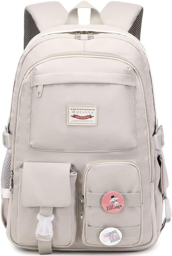 Makukke Mochilas escolares para niñas adolescentes, mochilas para laptop, mochila universitaria de 15.6 pulgadas, antirrobo para mujer, mochila casual, Mochilas Daypack
