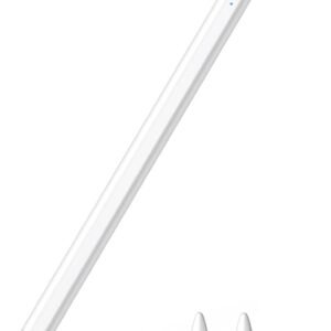 Stylus Pen for iPad with Palm Rejection, JAMJAKE 2X Fast Charging Pencil Compatible with 2018-2024 iPad Pro 11"/13", iPad Pro 12.9" 6/5/4/3, iPad Air M2, iPad Air 5/4/3, iPad 10/9/8/7/6, iPad Mini 6/5