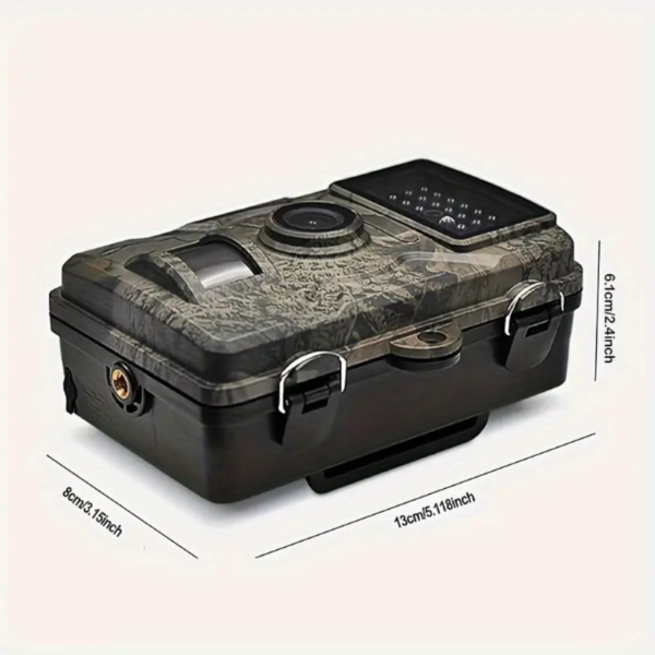 1pc Hunting Camera With 2-Inch Screen, HD Wildlife Trail Camera, Night Vision PIR 393.7inch, 0.8s Trigger Motion Activated, For Outdoor Wildlife Monitoring Camouflage - Image 7