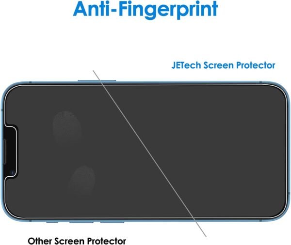 JETech Screen Protector Compatible with iPhone 13 and iPhone 13 Pro 6.1-Inch, Tempered Glass Film, 3-Pack - Image 2