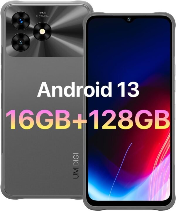 UMIDIGI G5 Mecha Rugged Unlocked Cell Phone, Android 13（8+128GB） Smartphones, 6000 mAh Battery,Dual sim Mobile Phones，50MP Ultra-Clear Camera Cellphone - Image 2