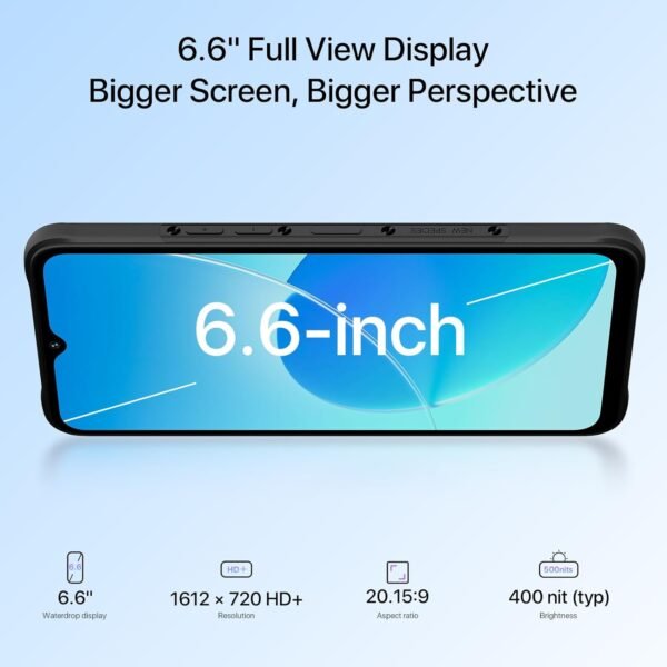 UMIDIGI G5 Mecha Rugged Unlocked Cell Phone, Android 13（8+128GB） Smartphones, 6000 mAh Battery,Dual sim Mobile Phones，50MP Ultra-Clear Camera Cellphone - Image 5
