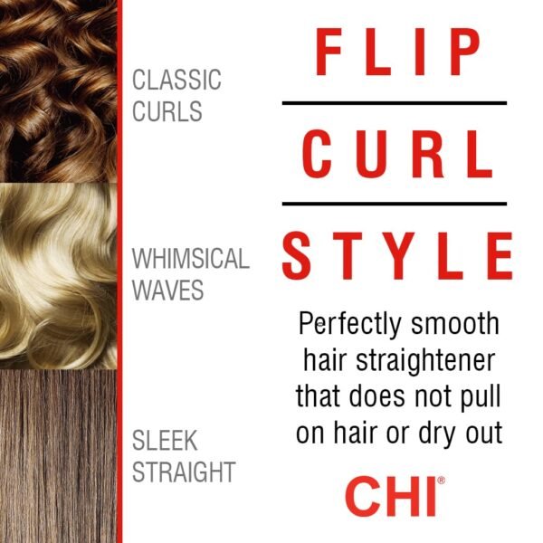 CHI PRO G2 Digital Titanium Infused Ceramic 1" Straightening Hairstyling Iron - Image 2