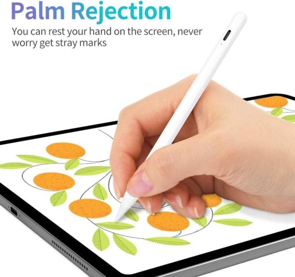 Stylus Pen for iPad with Palm Rejection, JAMJAKE 2X Fast Charging Pencil Compatible with 2018-2024 iPad Pro 11"/13", iPad Pro 12.9" 6/5/4/3, iPad Air M2, iPad Air 5/4/3, iPad 10/9/8/7/6, iPad Mini 6/5 - Image 5