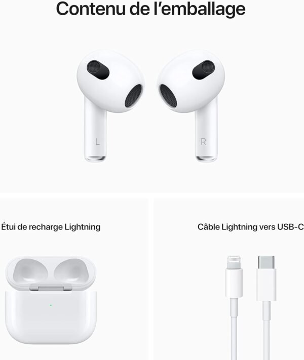 Apple AirPods (3rd Generation) with Lightning Charging Case - Image 2