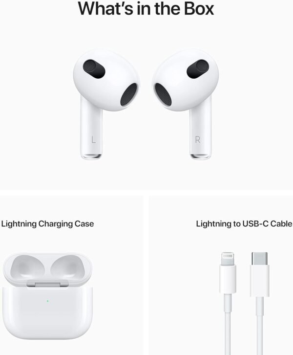 Apple AirPods (3rd Generation) with Lightning Charging Case - Image 3
