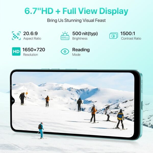 UMIDIGI A15C (16+128GB) Android 13 NFC Unlocked Cell Phone|48MP Camera|5000mAh Battery-Graphite Black - Image 4