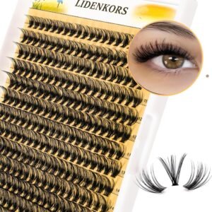 Lash Clusters Fluffy Lash Extensions Natural Individual Lashes Cluster Lashes D Curl 9-16mm mix Eyelash Clusters Faux Cils Extension Mink False Eyelashes Diy Eyelash Extensions (260-40D-0.07D-mix 9-16mm)