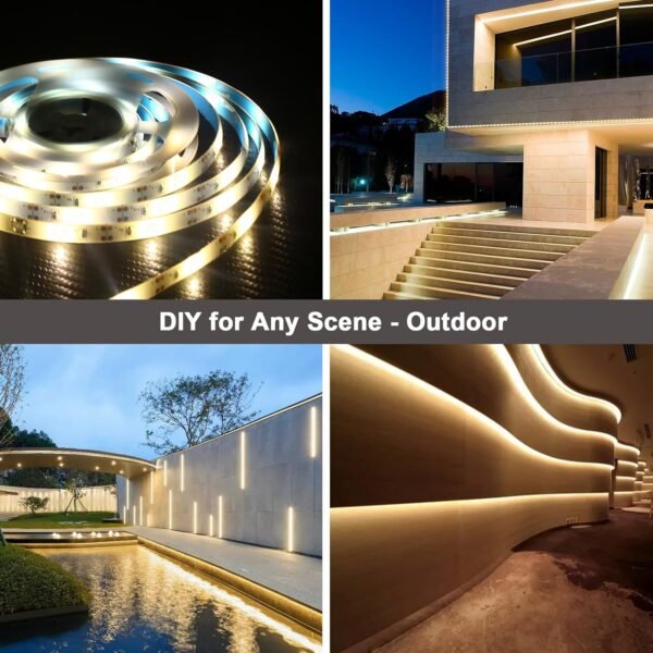 YTDRGB Battery Powered LED Strip - 9.8FT 90 LED Battery LED Strip Lights, Waterproof Battery LED Strip Lights with Remote, Dimmable, Timer for Outdoor/Indoor Decoration - Image 2