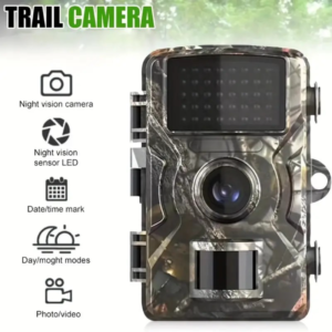 1pc Hunting Camera With 2-Inch Screen, HD Wildlife Trail Camera, Night Vision PIR 393.7inch, 0.8s Trigger Motion Activated, For Outdoor Wildlife Monitoring Camouflage