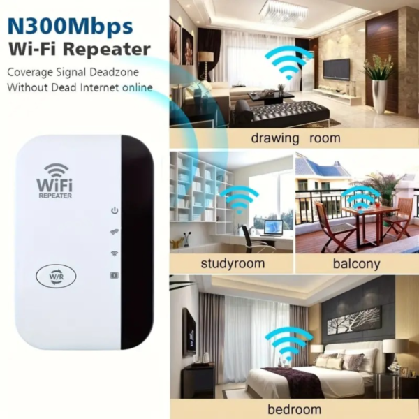 Boost Your WiFi Signal Up To 300Mbps - Long Range Wireless Repeater Access Point - Image 4