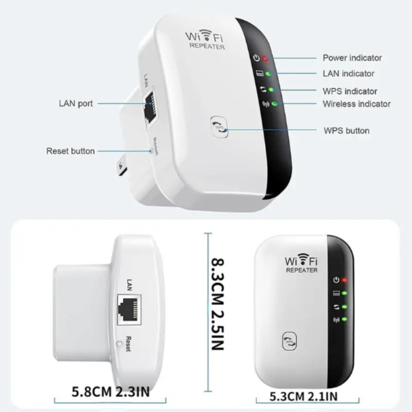 Boost Your WiFi Signal Up To 300Mbps - Long Range Wireless Repeater Access Point - Image 6