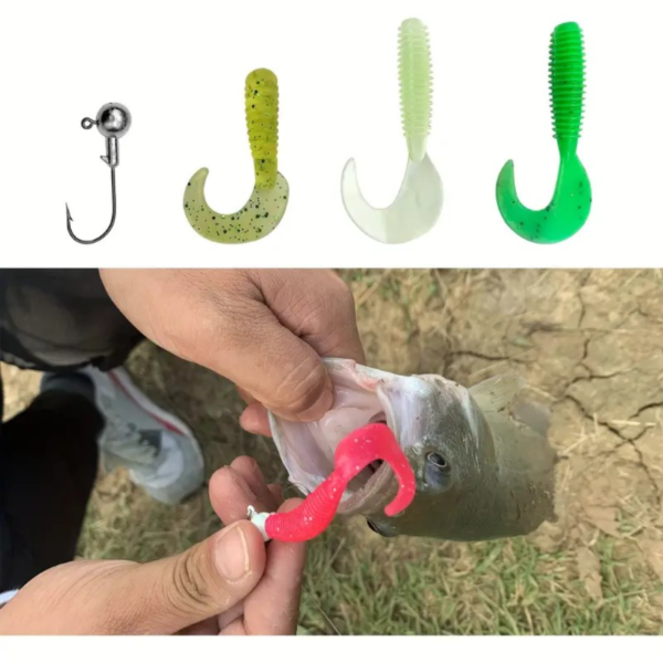 78pcs Fishing Lure Tackle Set, Including Crankbait Minnow Sequin Spinner Hard/Soft Bait, Hook Sinker, Swivel Ring And More - Image 4
