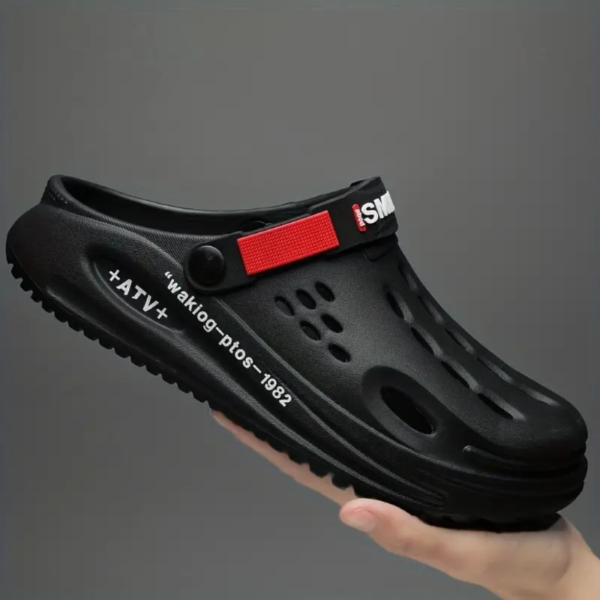 Comfortable Men's Slip-on Clogs with Soft Sole for Walking, Outdoor Activities, and Beach Sandals - Image 3