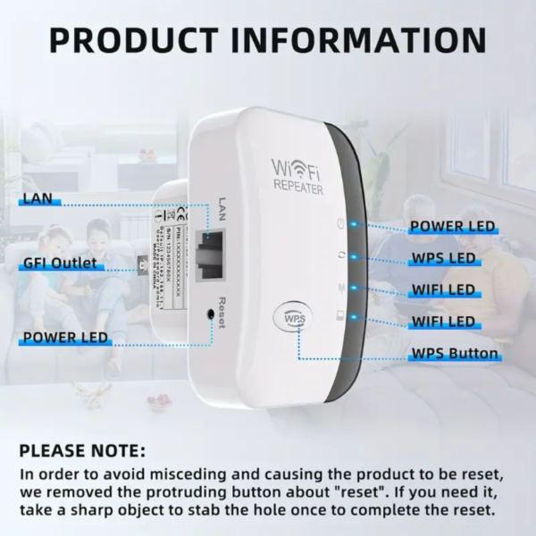 Boost Your WiFi Signal Up To 300Mbps - Long Range Wireless Repeater Access Point - Image 5