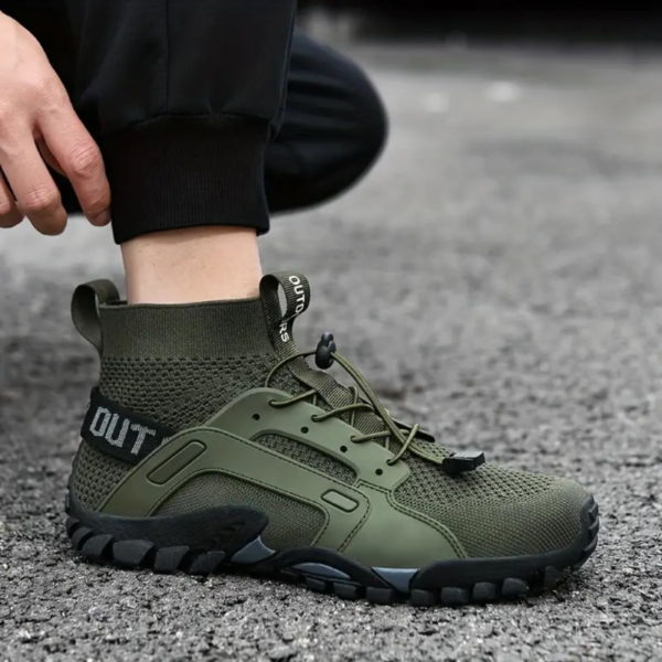 Breathable and Durable Men's Outdoor Sneakers for Hiking and Fishing - Image 2