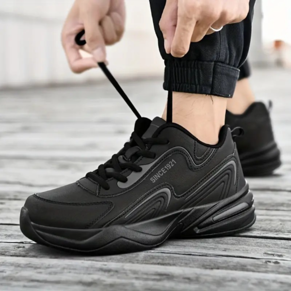 Ultra-Breathable & Durable Mens Chunky Sneakers - Adventure-Ready Travel Shoes for Stylish Gentlemen - Image 2