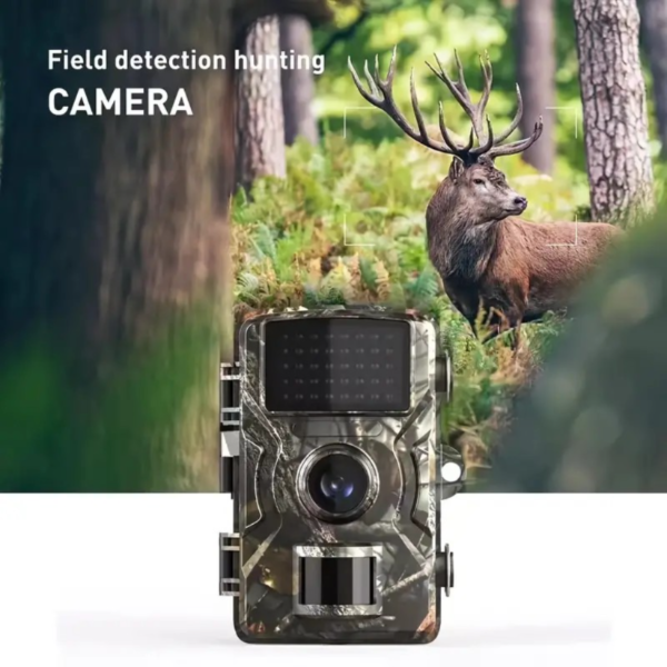 1pc Hunting Camera With 2-Inch Screen, HD Wildlife Trail Camera, Night Vision PIR 393.7inch, 0.8s Trigger Motion Activated, For Outdoor Wildlife Monitoring Camouflage - Image 3