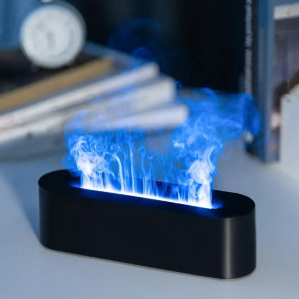 1pc Simulation Flame Aromatherapy Lamp, 5.07oz USB Power Supply RGB Light Timer Humidifier For Bedroom Office Air Purification Decoration - Image 5