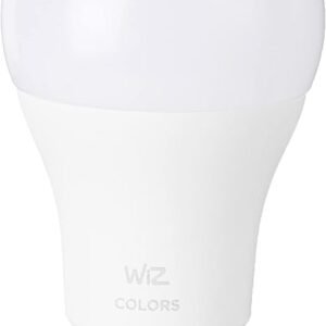 WiZ Connected Bombillas inteligentes LED A19 de 60 W, se conecta a tu Wi-Fi, bombilla inteligente E26, controla con voz o aplicación + activa con movimiento, compatible con materia, paquete de 2