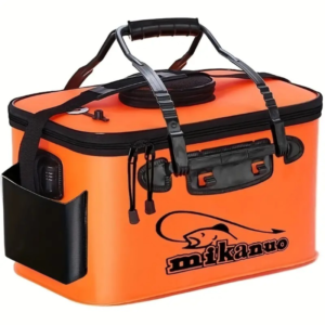 Ultra-Portable EVA Fishing Bucket Bag - Quick-Collapse Live Fish Carrier & Water Container - Durable Tackle Storage for Camping Adventures - Spacious, No Pump, Multi-Functional