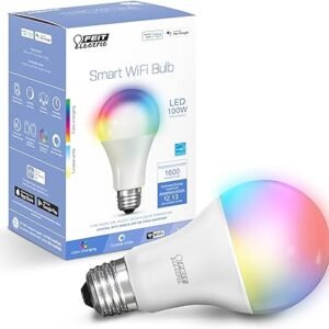 Feit Electric - Bombilla LED inteligente, WiFi, regulable, no requiere concentrador, apta para Alexa Google Assistant A19