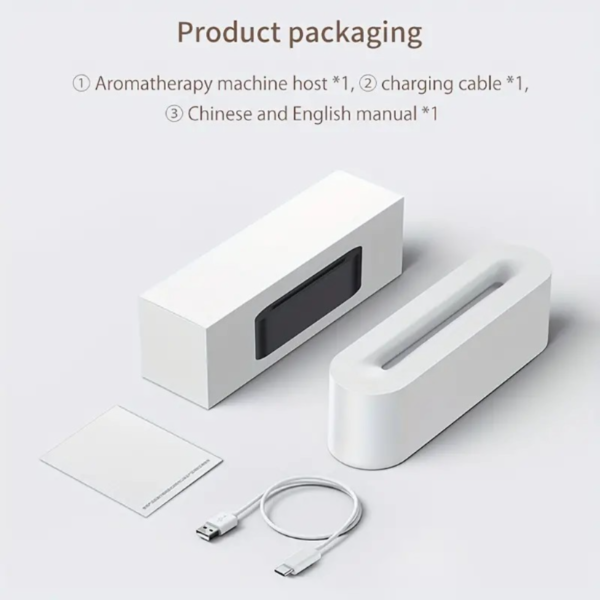1pc Simulation Flame Aromatherapy Lamp, 5.07oz USB Power Supply RGB Light Timer Humidifier For Bedroom Office Air Purification Decoration - Image 3
