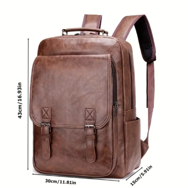 Business Men's 15.6 Inch Laptop Bag Trendy Men's Backpack - Image 4