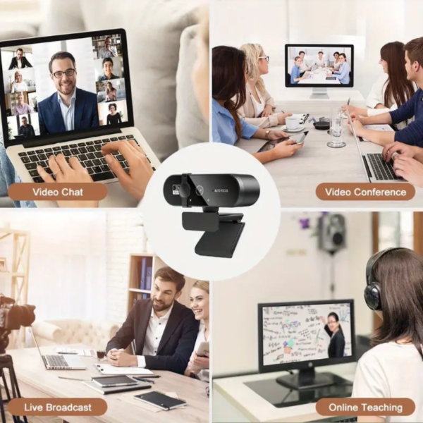 2K 4K Webcam 1080P For PC Web Camera Cam USB Online Webcam With Microphone Autofocus Full Hd 1080P Webcam For Computer - Image 3