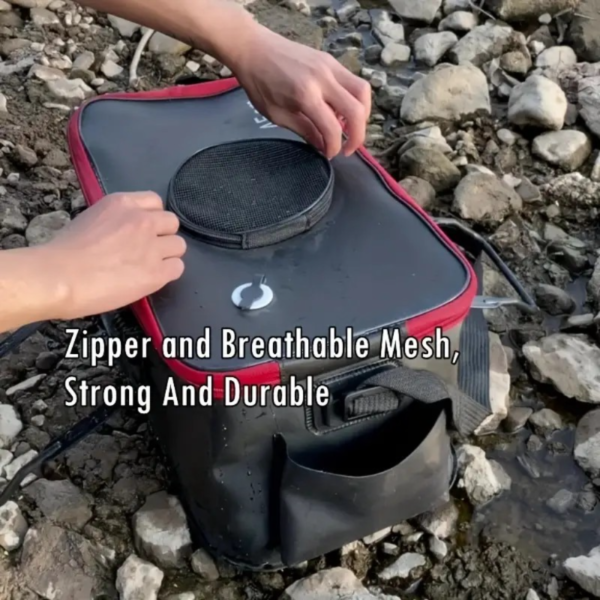 Ultra-Portable EVA Fishing Bucket Bag - Quick-Collapse Live Fish Carrier & Water Container - Durable Tackle Storage for Camping Adventures - Spacious, No Pump, Multi-Functional - Image 5
