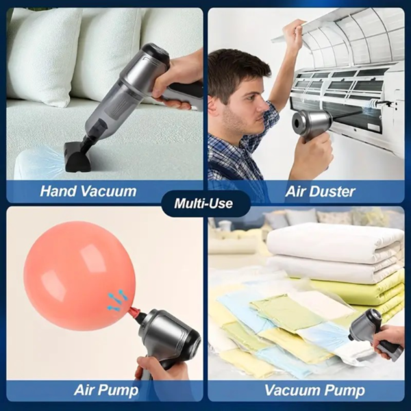1pc Vacuum Cleaner 95000PA Wireless Handheld Vacuum Cleaner Home Appliance Car Vacuum Cleaner Wireless Handheld Car Vacuum Vacuuming And Blow 2 IN 1 Portable Strong Suction Cleaner Vacuum Accessories Cleaning Accessories Small Appliance - Image 3