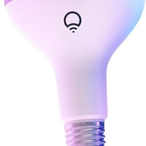 LIFX Color, 1100 lúmenes BR30 E26, bombilla LED inteligente Wi-Fi de 2.4 GHz, miles de millones de colores y blancos, no requiere puente, funciona con Alexa, Hey Google, HomeKit y Siri, multicolor