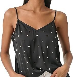 KARL LAGERFELD Blusa deportiva suave sin mangas para mujer