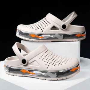 Zuecos Transpirables Para Hombres, Sandalias Casuales Antideslizantes Cómodas Para Exteriores Y Playa