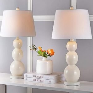 Safavieh LIT4089A-SET2 Jayne Lámpara de cristal de tres esferas