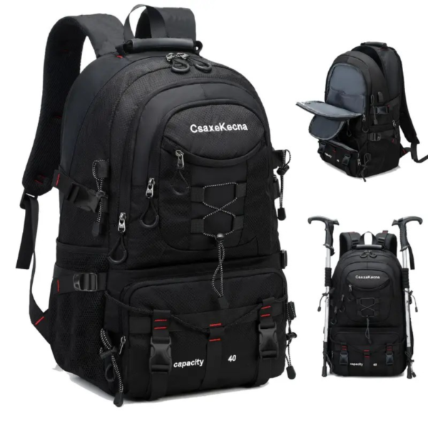Large Capacity Travel Backpack, Multi Functional Mountaineering Bag, Casual Outdoor Camping Hiking Rucksack - Image 2