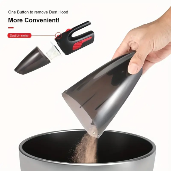 Home Car Dual-use High-power Handheld Wireless Car Vacuum Cleaner USB Charging Wireless Mini Car Vacuum Cleaner - Image 2