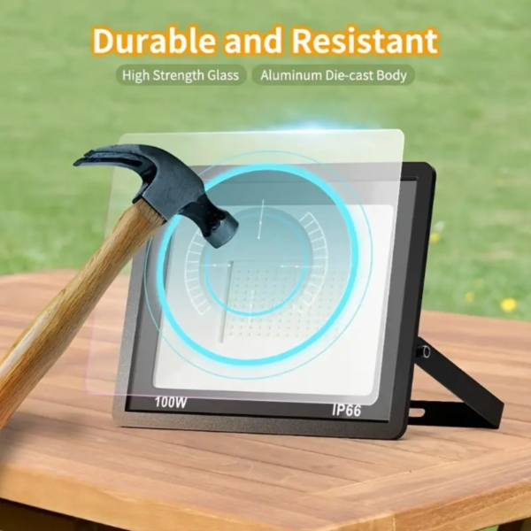 Ultra-Bright LED Floodlight - 30W/50W/100W/200W, Waterproof IP66, 3000K/6500K, Perfect for Gardens, Driveways, Garages & More - Energy Efficient Outdoor Lighting - Image 6