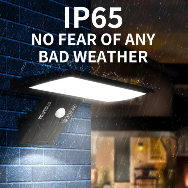 1pcs Solar Exterior Wall/Door Searchlight, 90pcs High Efficiency LED Lights, 4 Lighting Modes, 2 Charging Modes, IP65 Outdoor Waterproof Exterior Wall Light, Suitable For Villas, Courtyards, Front Doors, Backyards, Garages, Balconies, Shops, Shops - Image 7