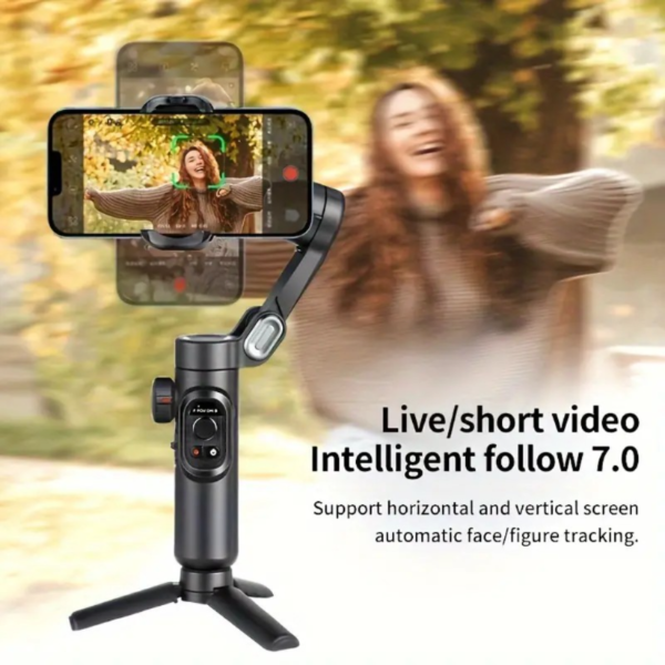 AOCHUAN XE 3-Axis Handheld Gimbal Stabilizer Foldable Smartphone Cellphone Video Record Vlog PTZ Stabilizer For IPhone Xiaomi Samsung - Image 2