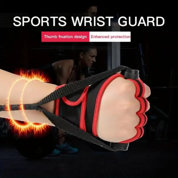 1 Pair Of Unisex Weightlifting Gloves: Perfect For Fitness, Sports, Bodybuilding & Gymnastics - Protect Your Wrists & Palms! - Image 3